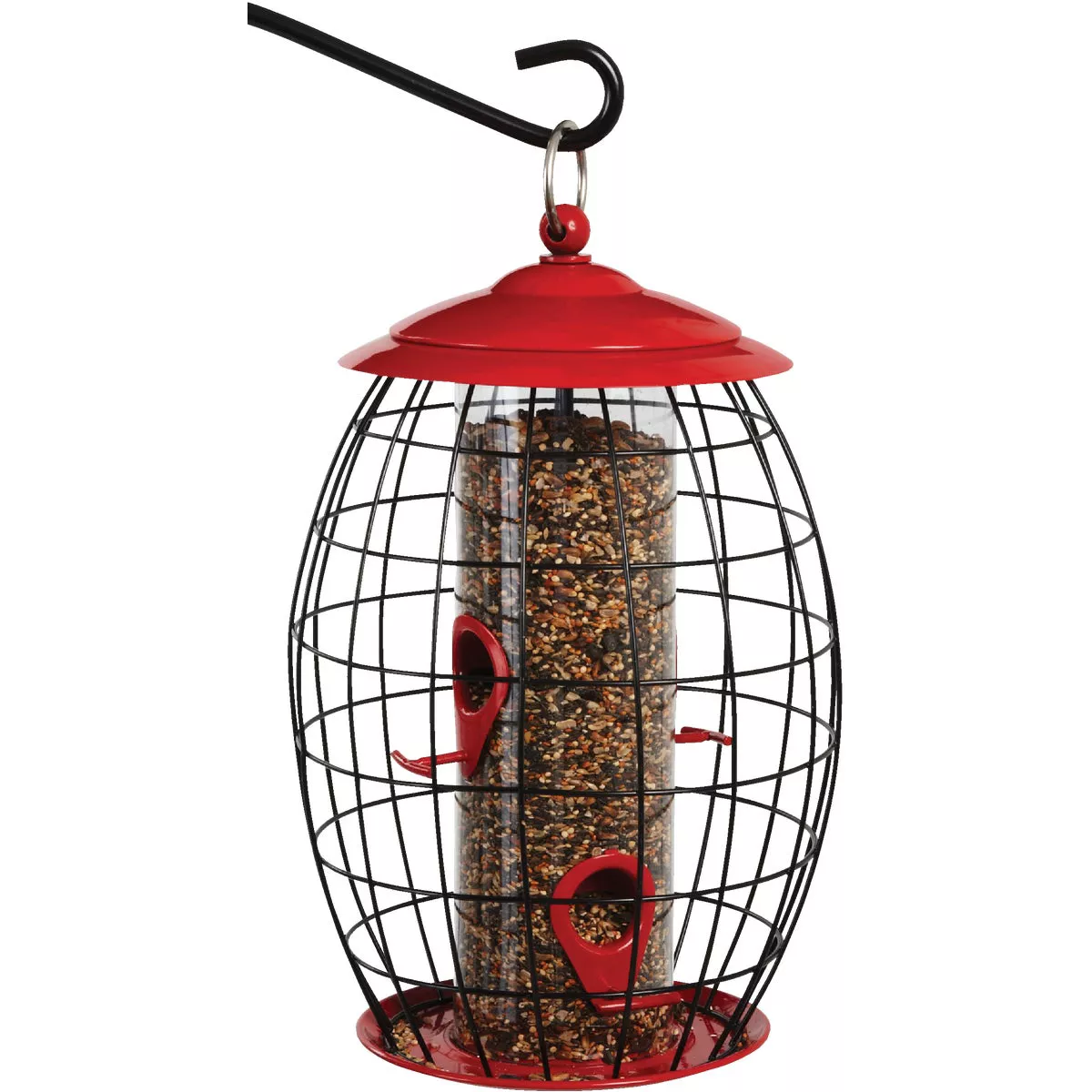 Stokes Select Sweet Tweet Cafe Red Plastic 1 Lb. Capacity Cage Bird Feeder - photo 4