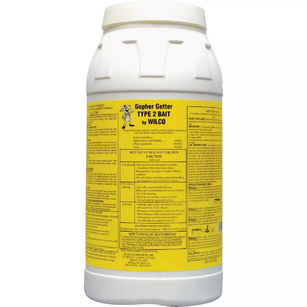 Wilco Gopher Getter 5 Lb. Gopher Bait