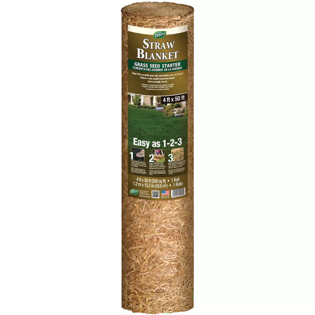 Dalen 4 Ft. W. x 50 Ft. L. Straw Fiber Starter Blanket