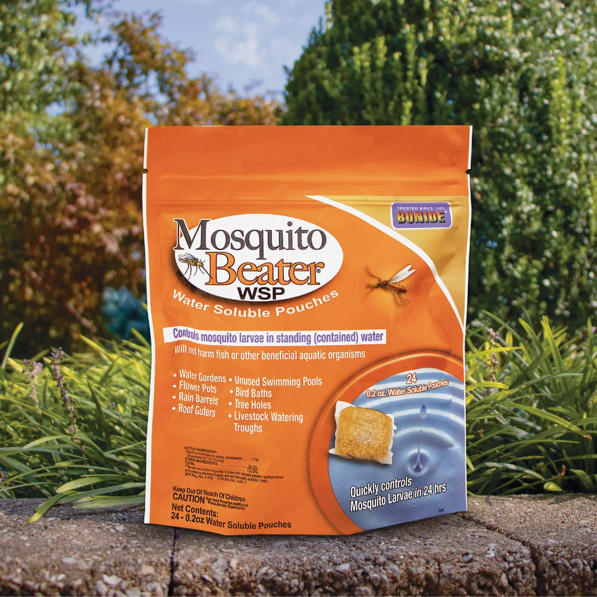 Bonide Mosquito Beater WSP Water Soluble Pouches (24-Pack) - photo 2