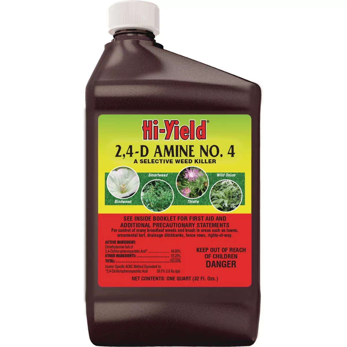Hi-Yield 2, 4-D Amine No. 4 32 Oz. Concentrate Weed Killer