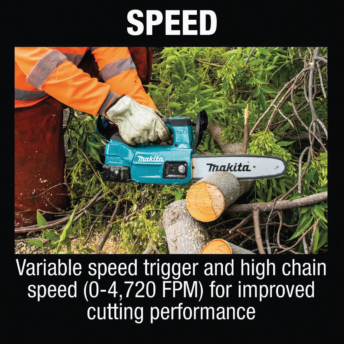 Makita 10 In. 18V LXT Lithium Ion Brushless Cordless Chainsaw - photo 16