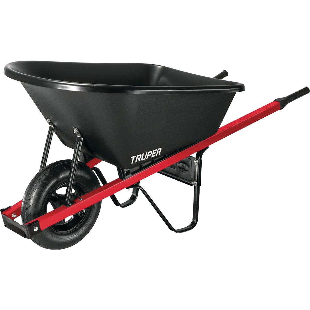 Truper 6 cubic foot store poly wheelbarrow 35049