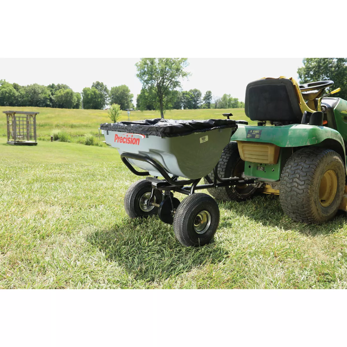 Precision 100 Lb. Tow Broadcast Spreader with Cover - photo 5
