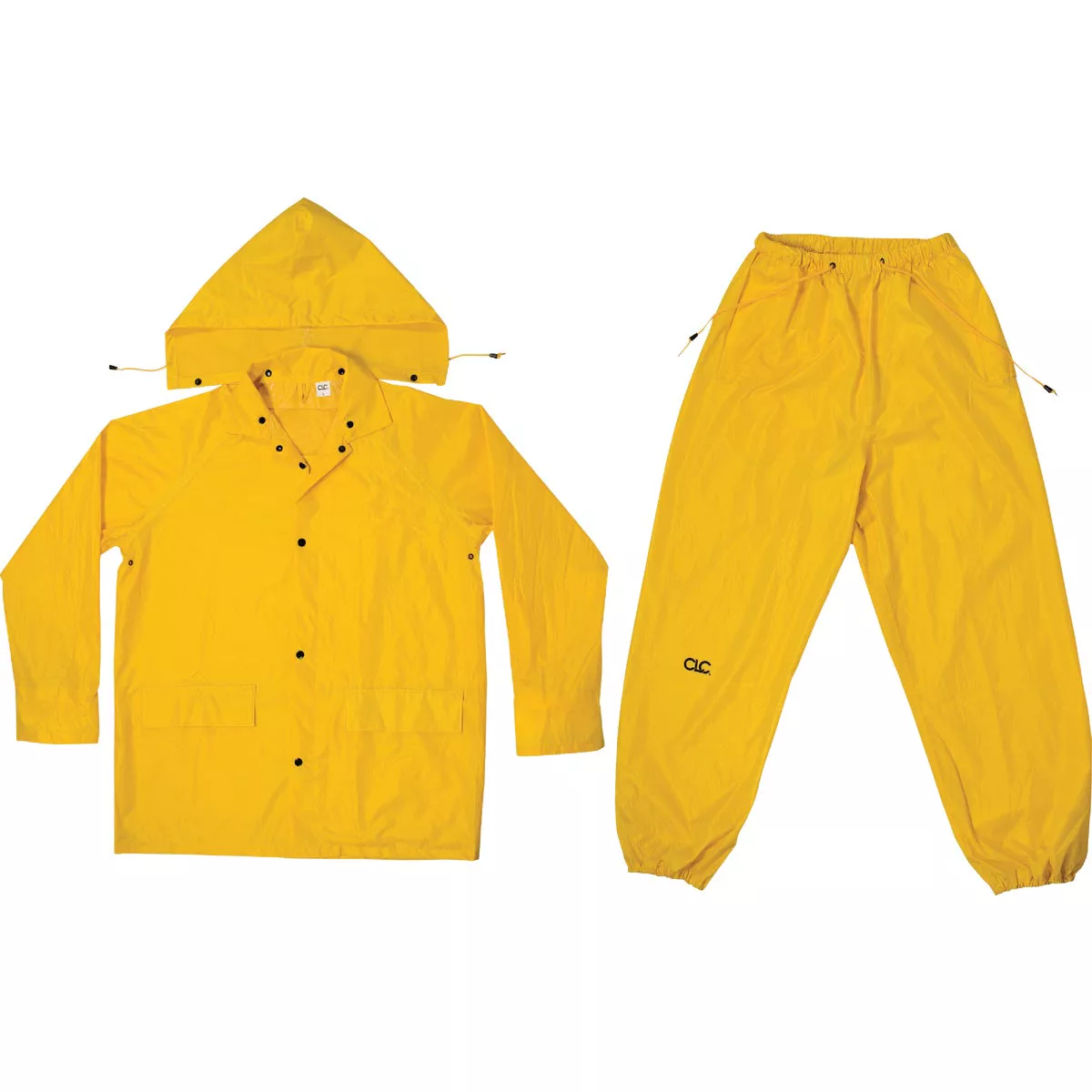 CLC 2XL 3-Piece Yellow Polyester Rain Suit