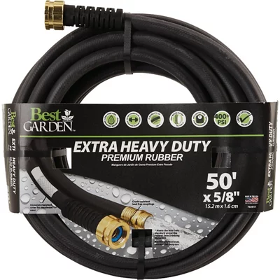 Best Garden Extra Heavy Duty Premium Rubber 5/8 In. Dia. x 100 Ft