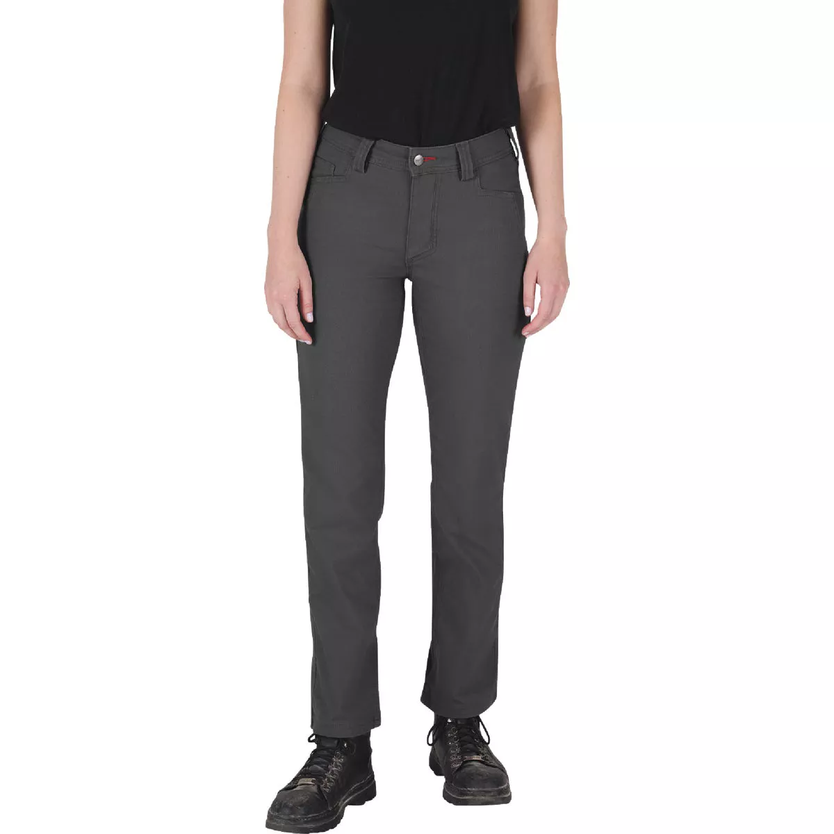 Milwaukee Women's 10 Regular Gray Work Pants