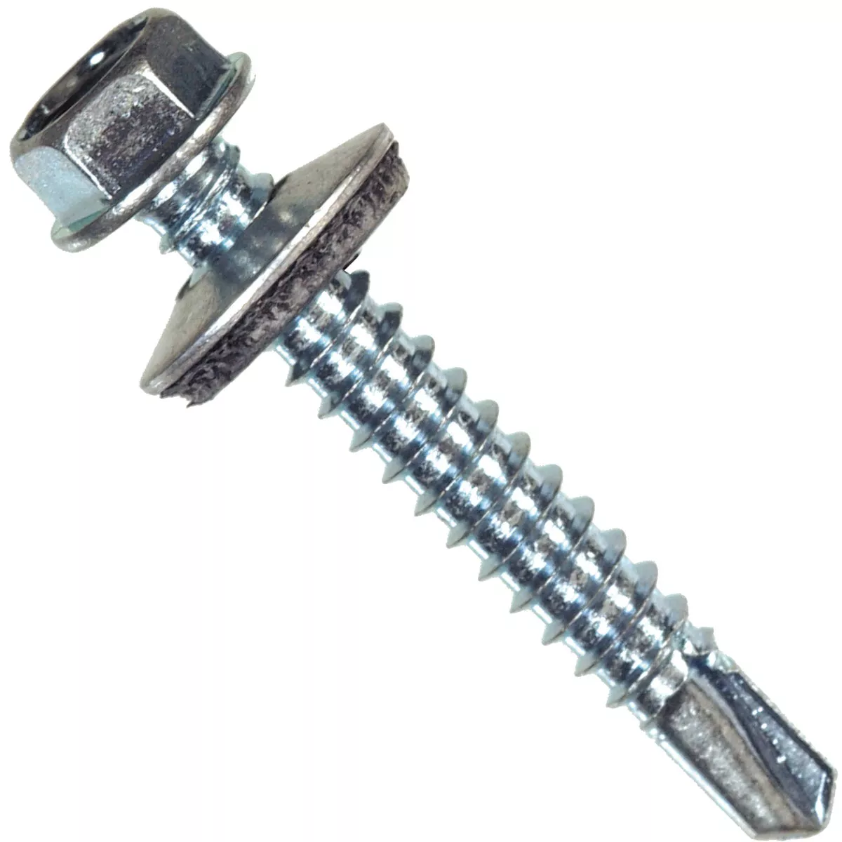 Hillman #12 - 14 x 1-1/2 In. Washer Head Self-Drilling Sheet Metal Screw (100-Count)