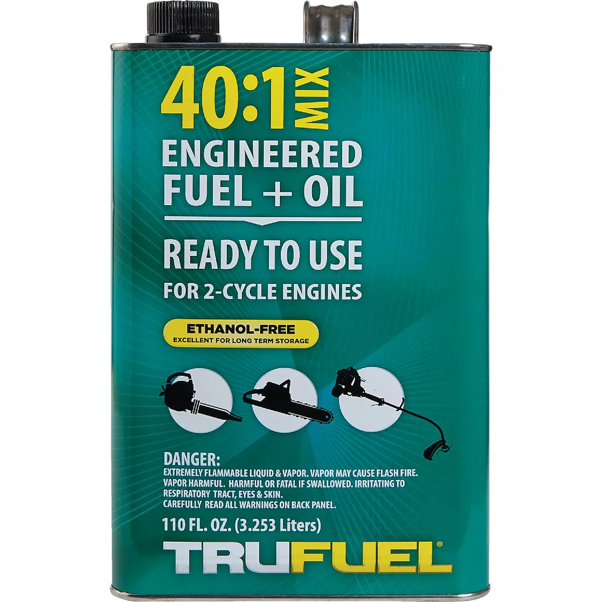 TruFuel 110 Oz. 40:1 Ethanol-Free Small Engine Fuel & Oil Pre-Mix - photo 2