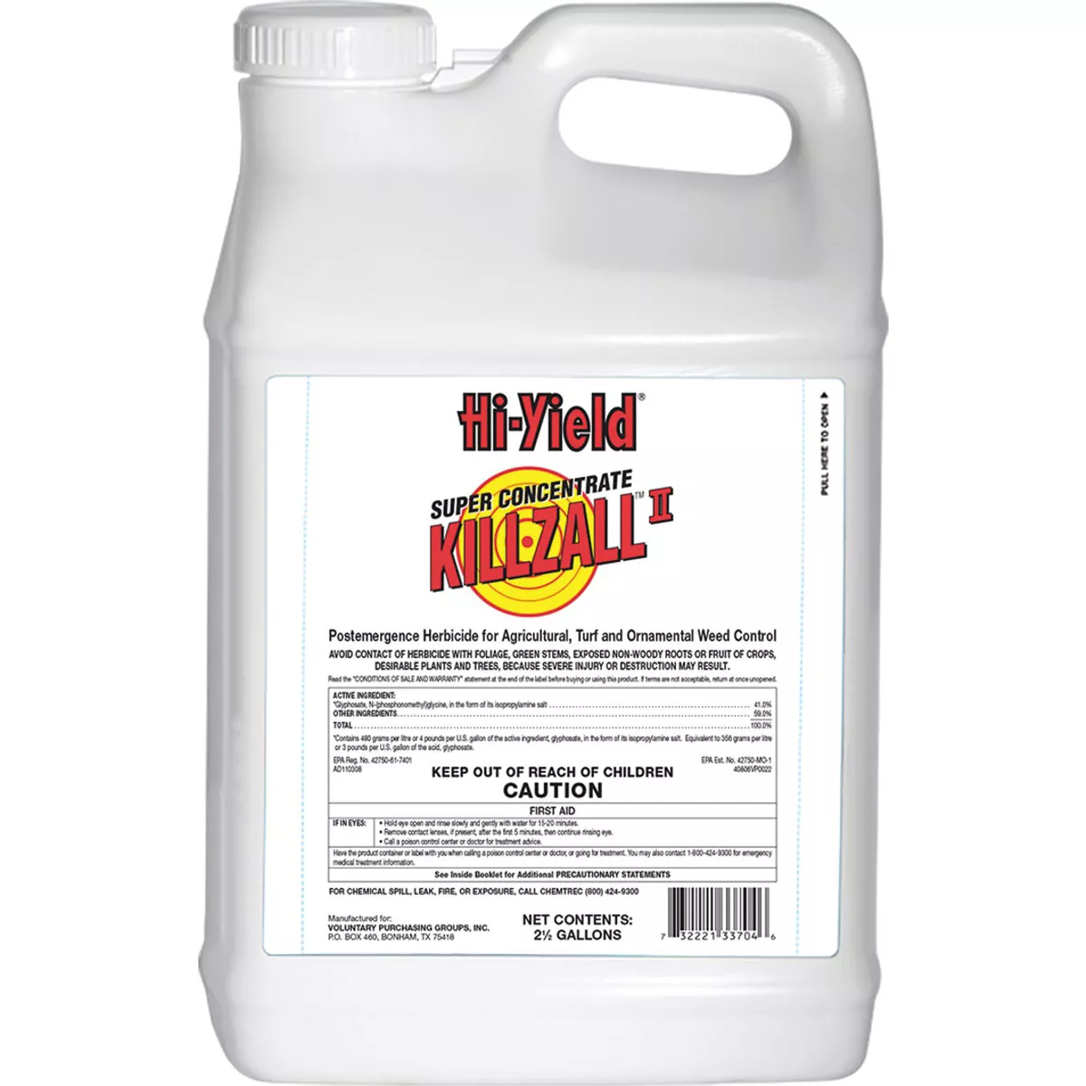 Hi-Yield Killzall 2-1/2 Gal. Concentrate Weed & Grass Killer