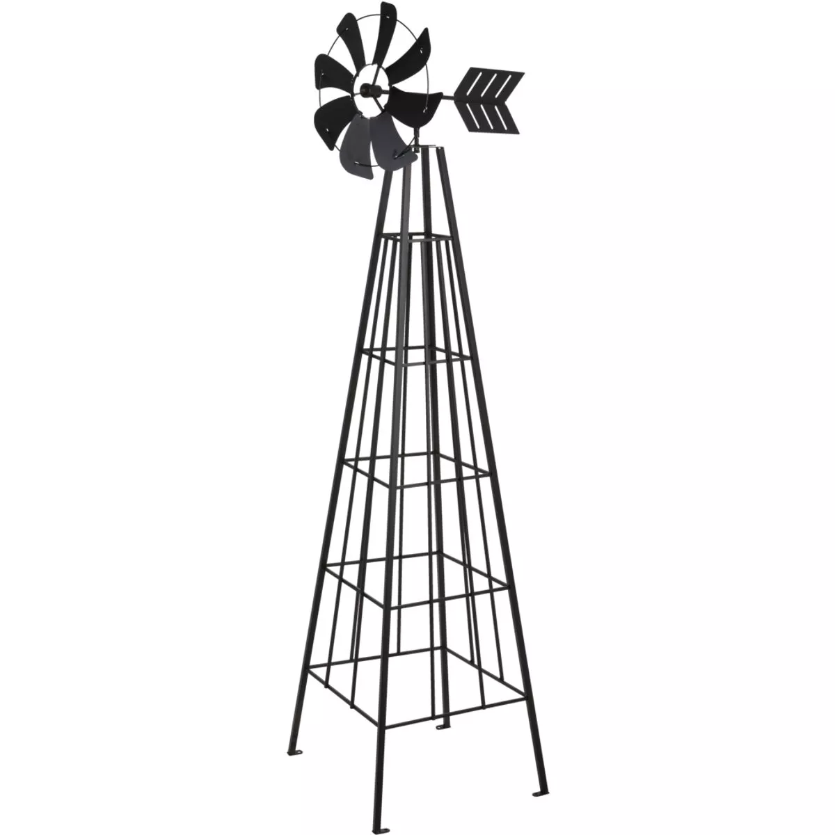 Panacea 72 In. Metal Decorative Windmill Obelisk - photo 3