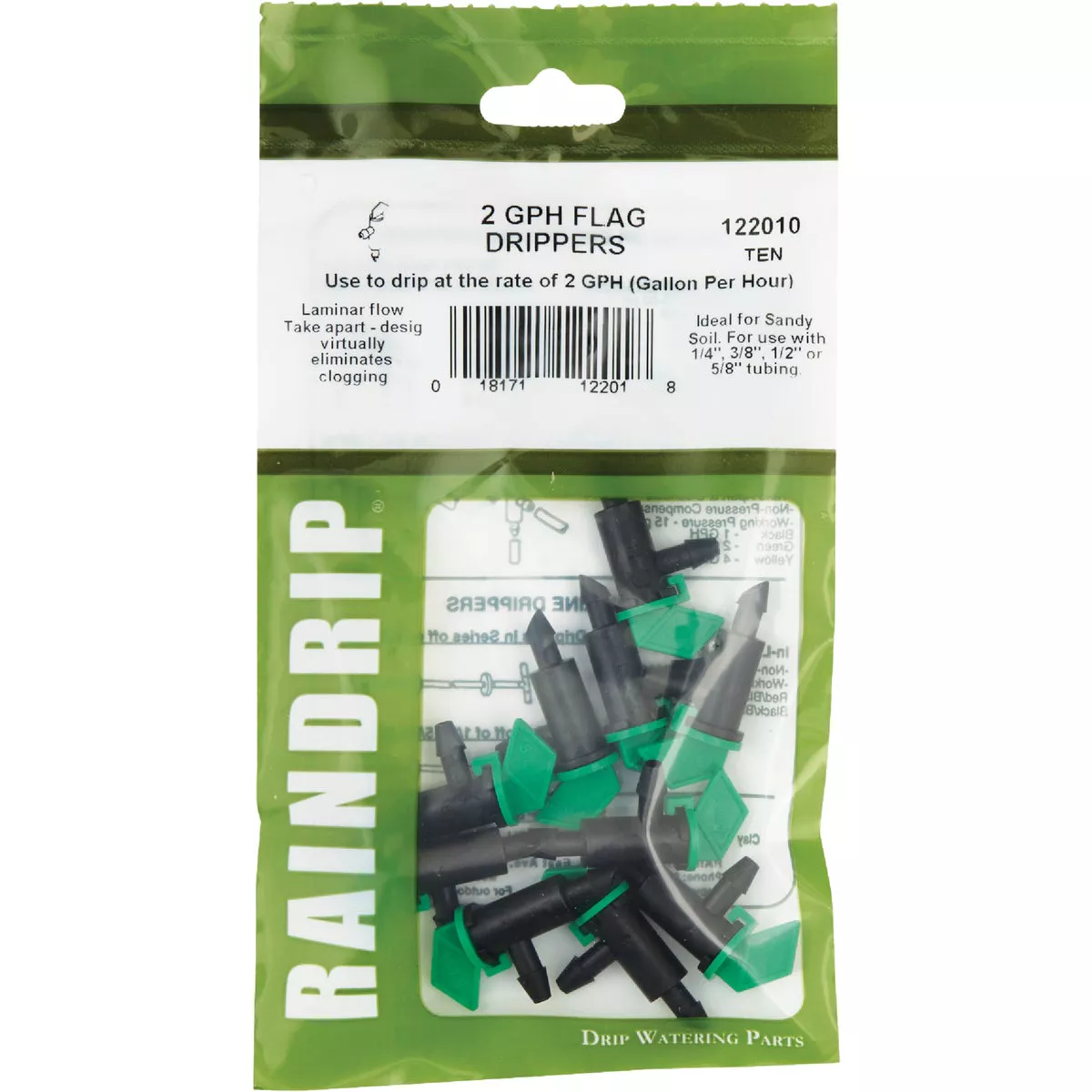 Raindrip 2 GPH Flag Dripper (10-Pack) - photo 2