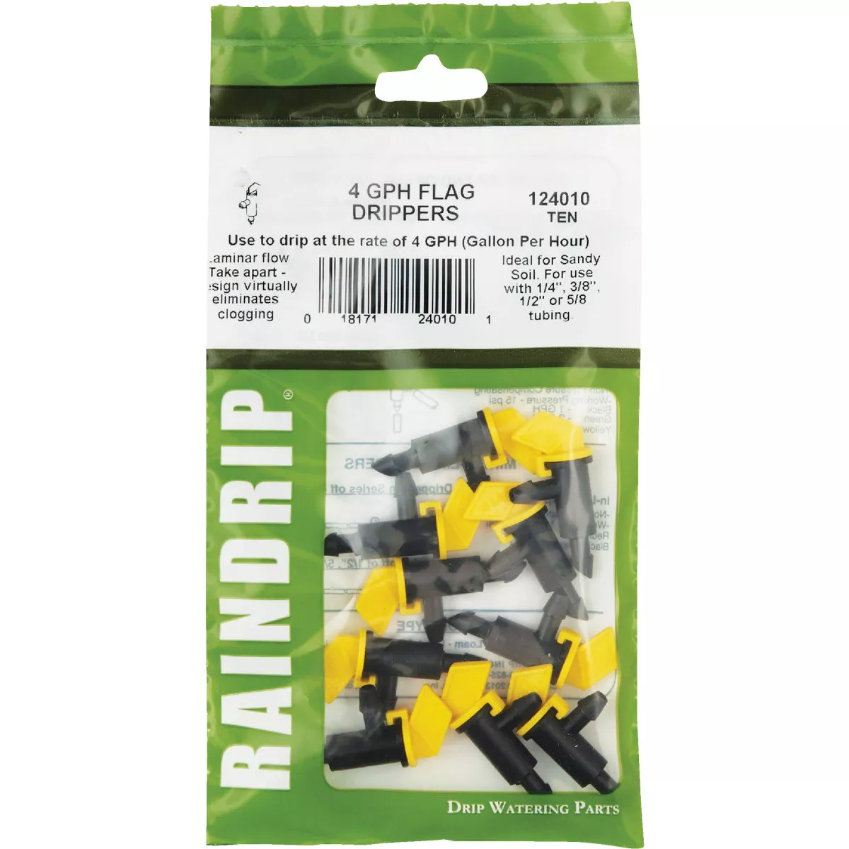 Raindrip 4 GPH Flag Dripper (10-Pack) - photo 2