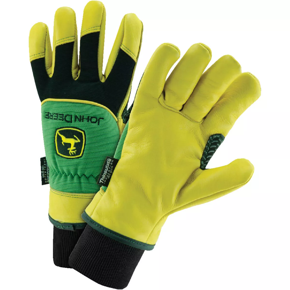 West Chester Protective Gear John Deere Men's XL Deerskin Leather Winter Glove