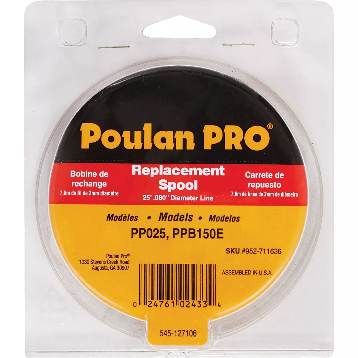 Poulan Pro Tap N Go 0.080 In. x 25 Ft. Dual Trimmer Line Spool - photo 2