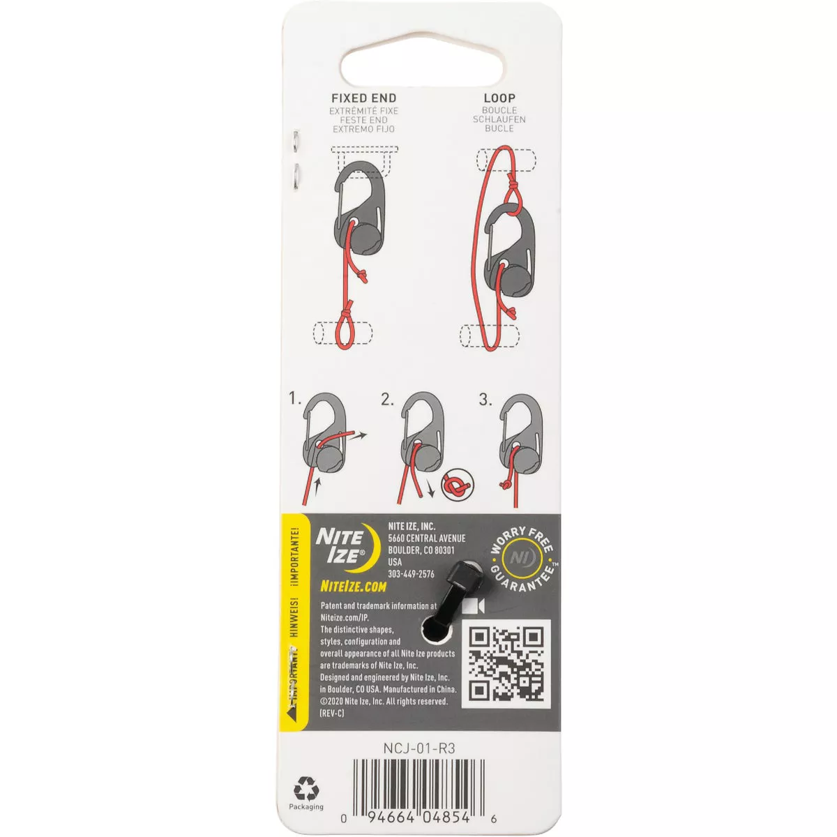 Nite Ize CamJam Plastic with Stainless Steel Gate Rope Tightener - photo 3