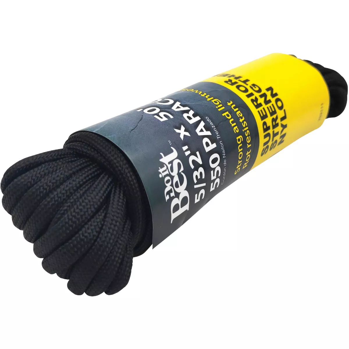 Do it Best 550 5/32 In. x 50 Ft. Black Nylon Paracord - photo 2