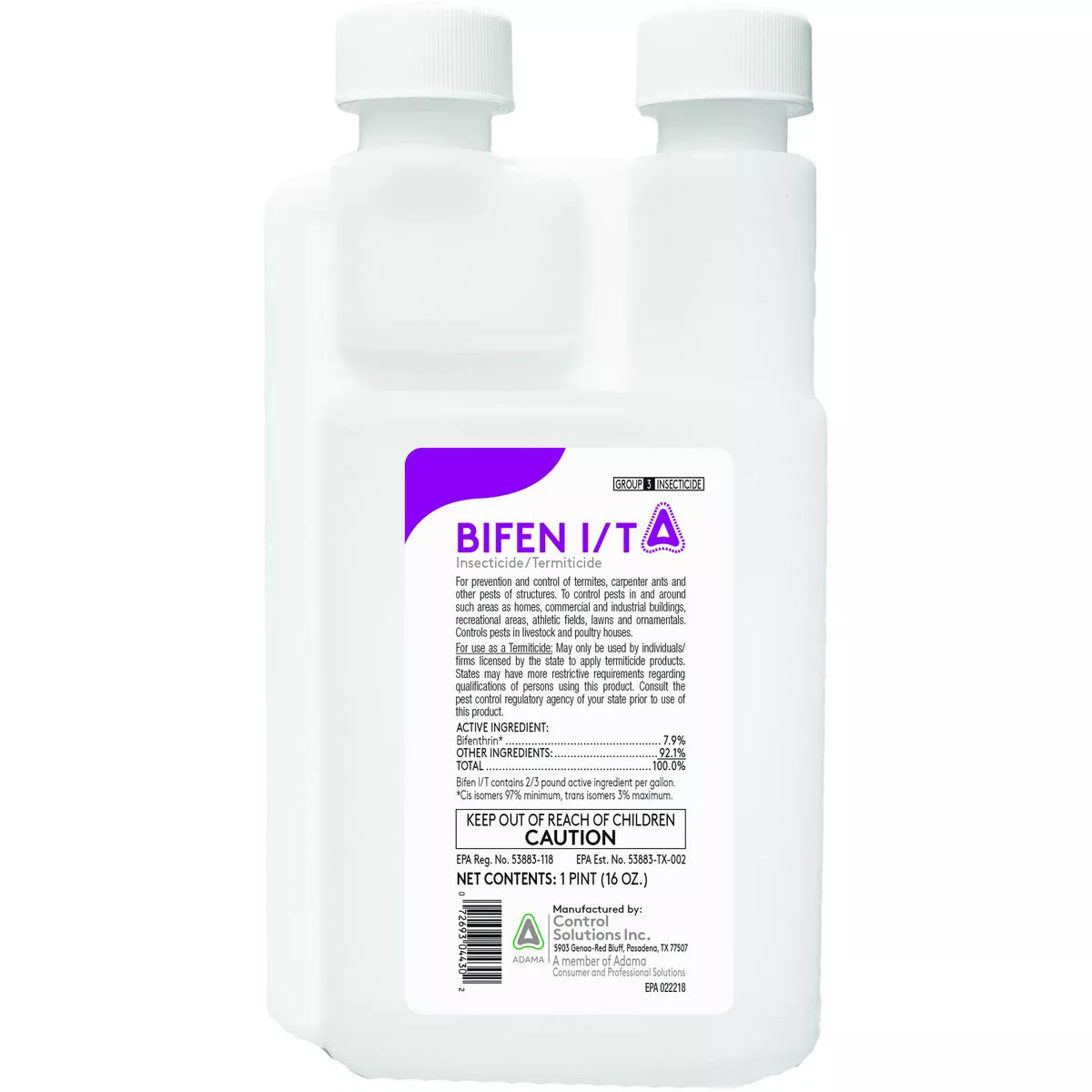 Control Solutions Bifen I/T 1 Pt. Concentrate Termite Killer