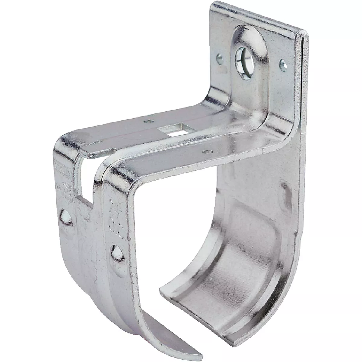 National Hardware Zinc-Plated Single Round Rail Barn Door Bracket