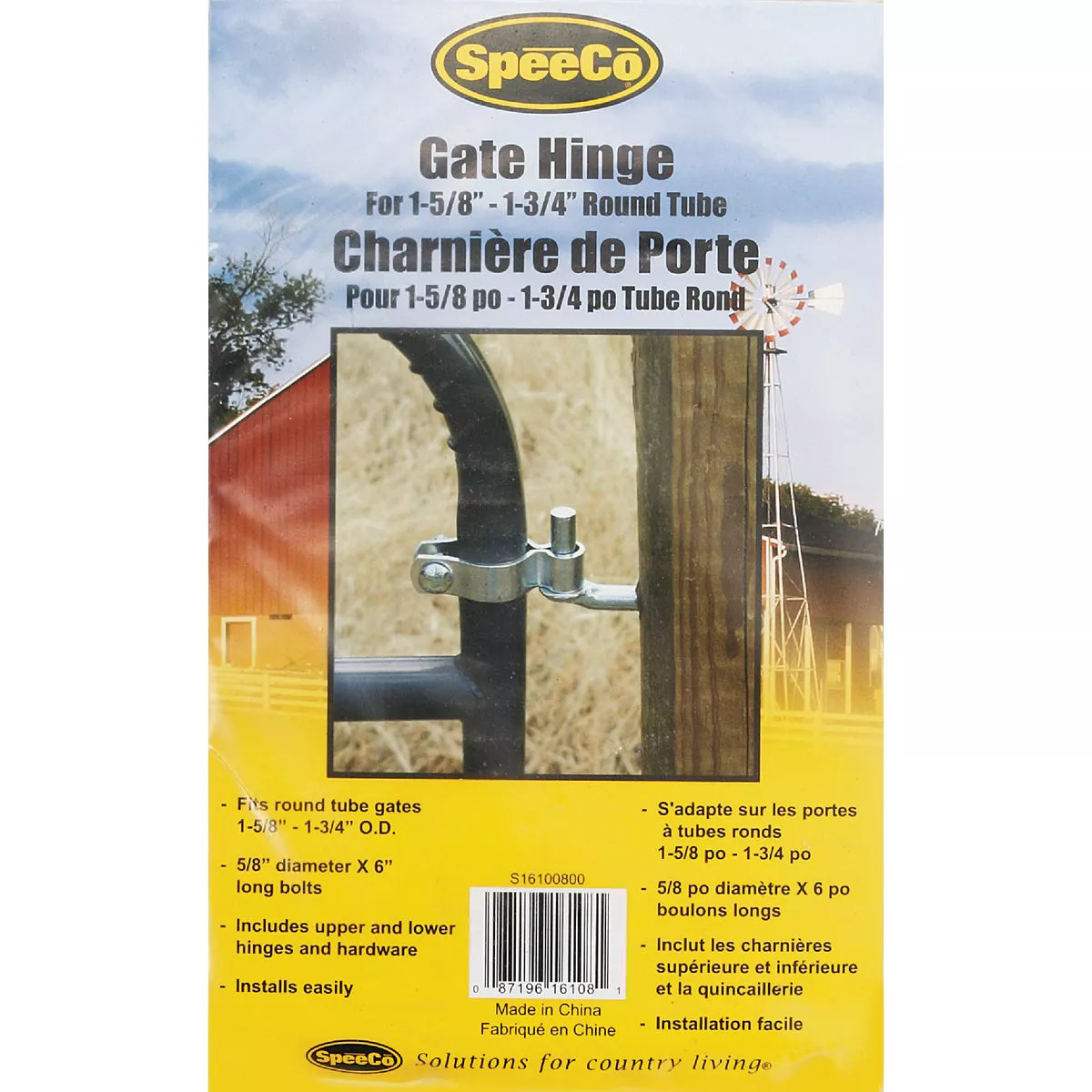 Speeco 1-5/8 In. to 1-3/4 In. Round Tube Gate Hinge Kit - photo 2