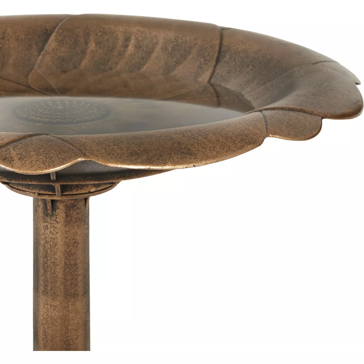 Best Garden Antique Bronze Flower Pedestal Bird Bath - photo 5