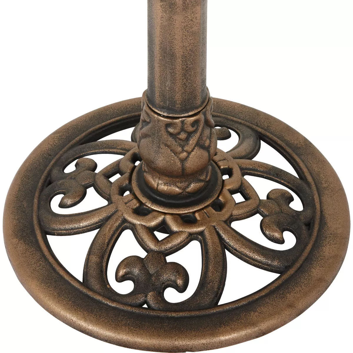 Best Garden Antique Bronze Flower Pedestal Bird Bath - photo 7