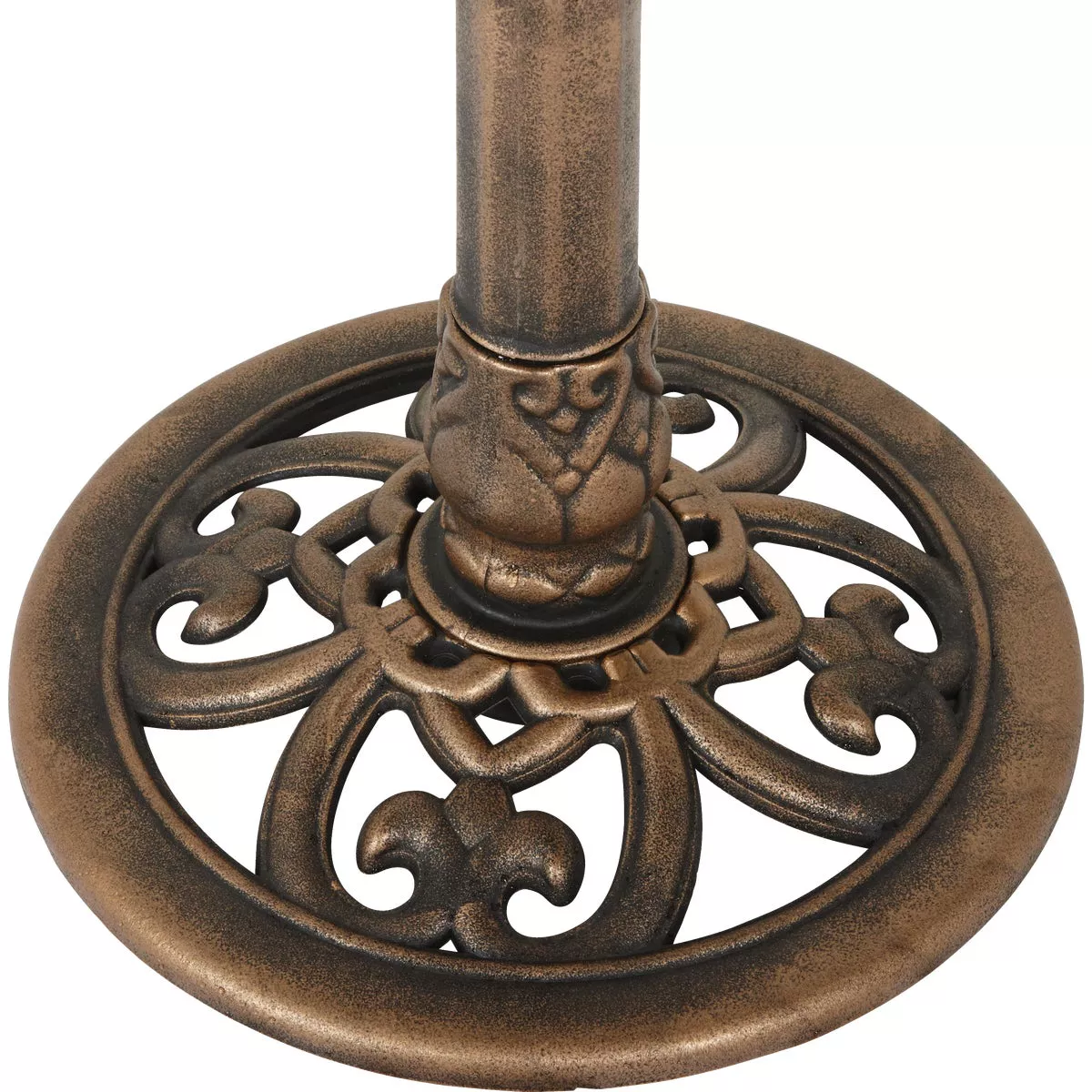 Best Garden Antique Bronze Flower Pedestal Bird Bath - photo 8