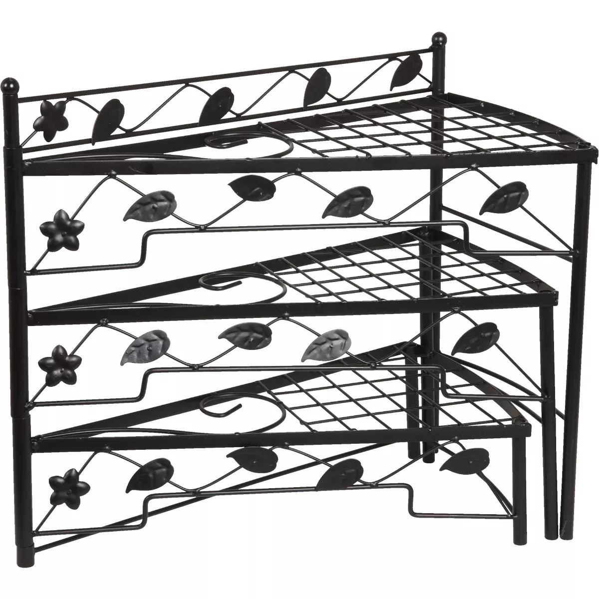 Best Garden Black Steel 17 In. H. Adjustable Plant Stand - photo 2