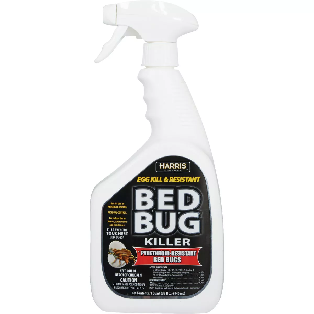 Harris 32 Oz. Ready To Use Egg Kill & Pyrethroid Resistant Bedbug Killer - photo 2