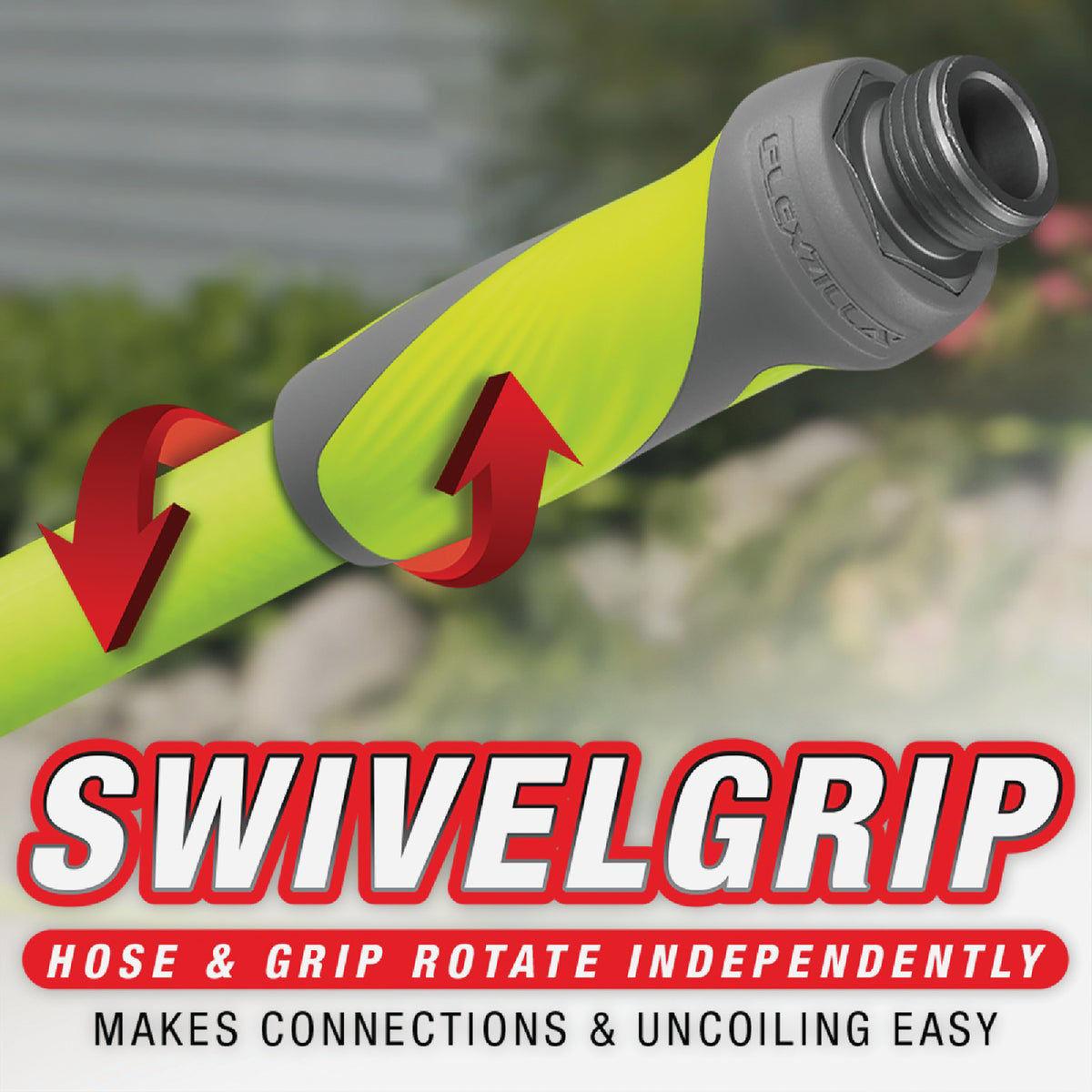 Flexzilla 5/8 In. Dia. x 50 Ft. L. Drinking Water Safe Garden Hose with SwivelGrip  Connections