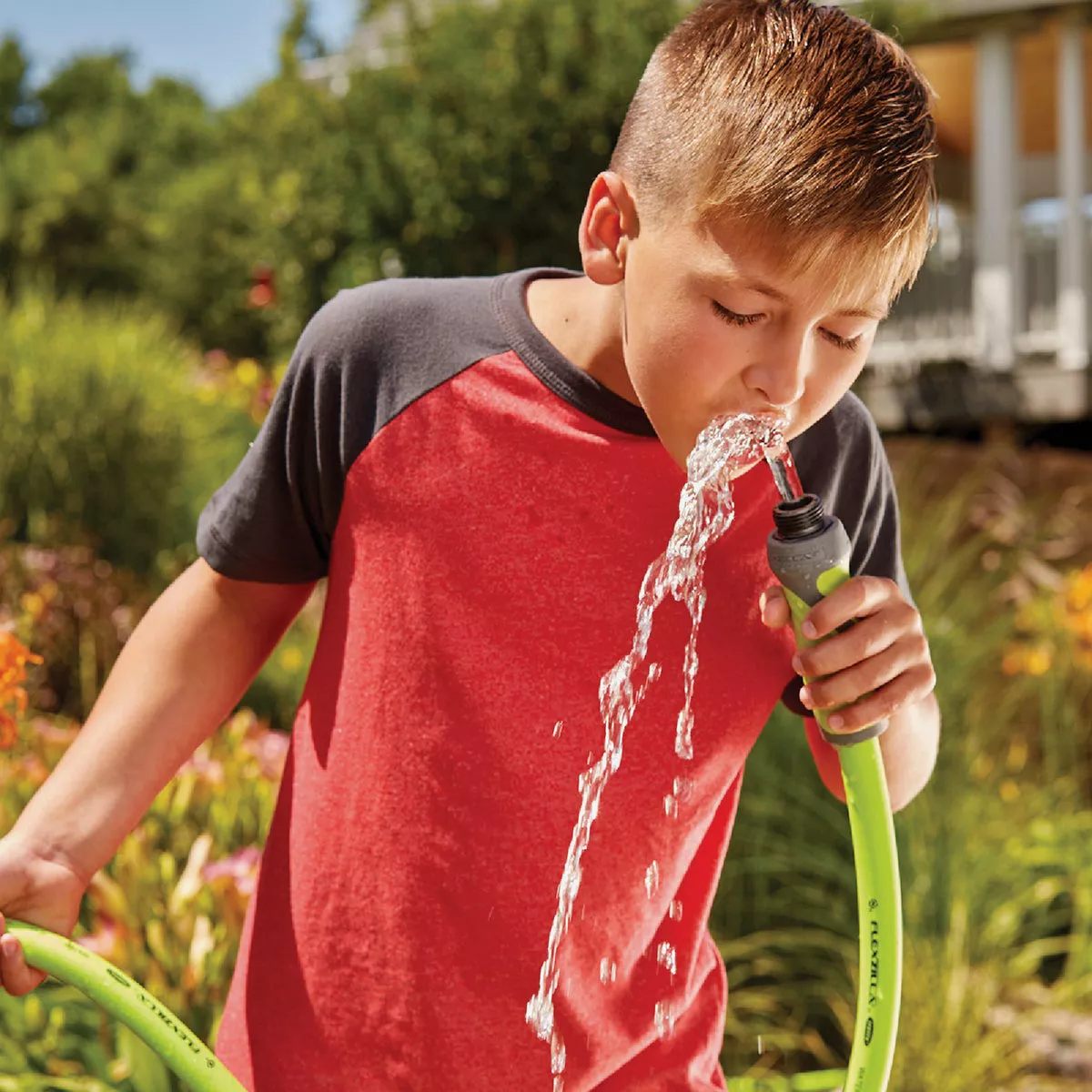 Flexzilla 5/8 In. Dia. x 50 Ft. L. Drinking Water Safe Garden Hose with SwivelGrip Connections - photo 6