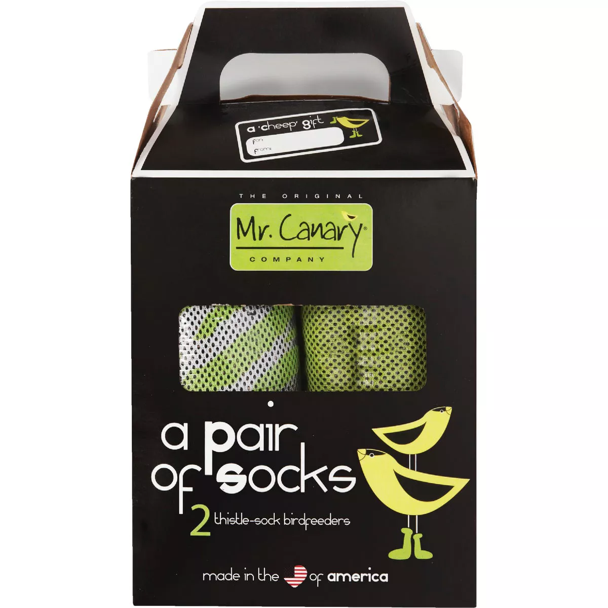 Mr Canary 12 Oz. Nyjer Thistle Finch Sock Feeder (2-Pack) - photo 2
