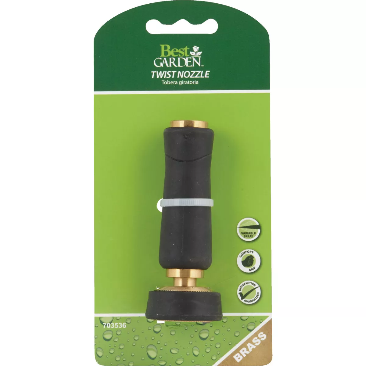 Best Garden Brass Twist Nozzle with Overmold - photo 2