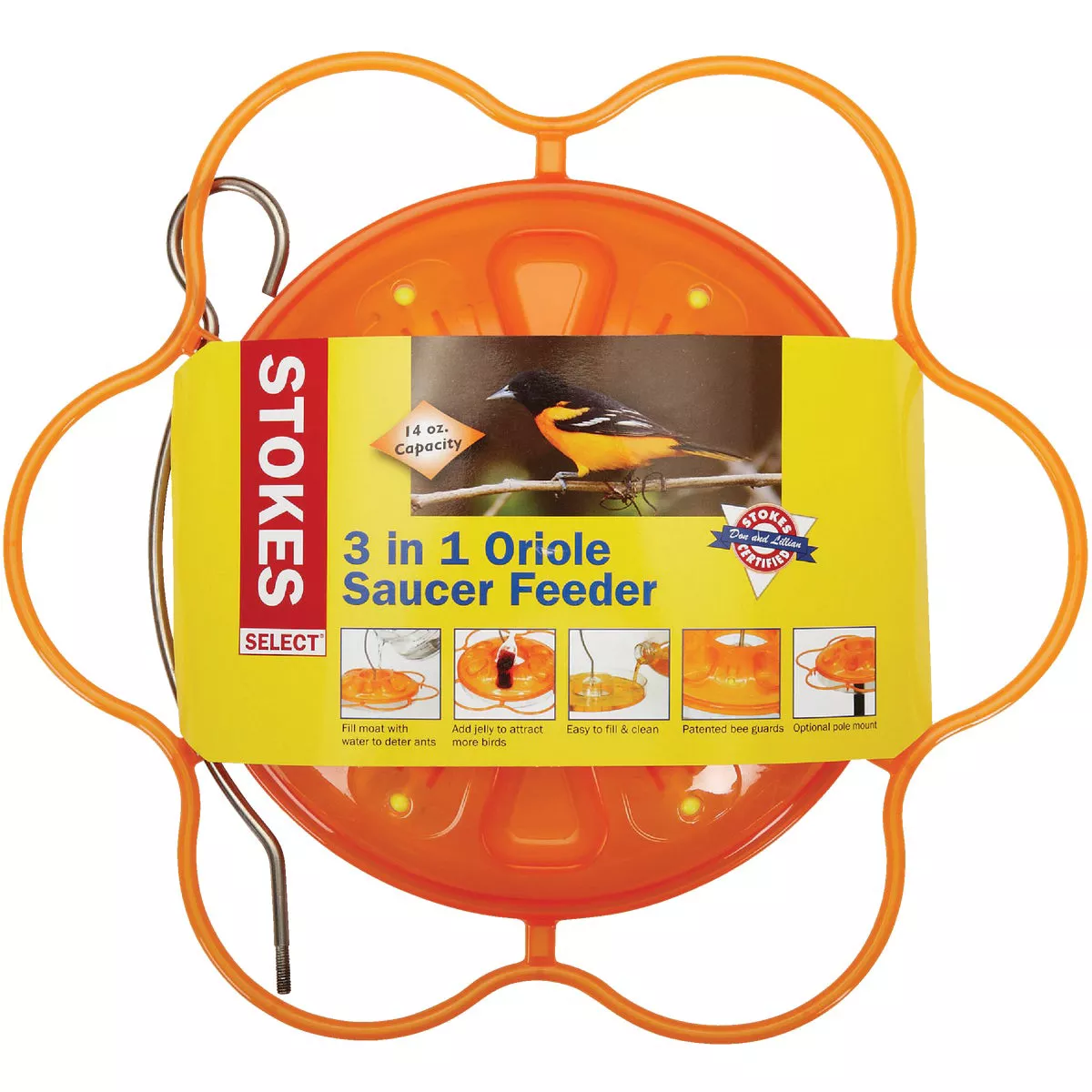 More Birds 14 Oz. Plastic Saucer Oriole Feeder - photo 2
