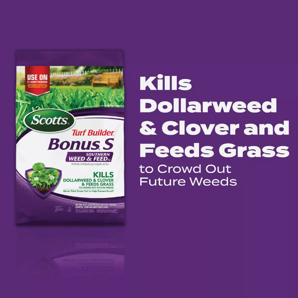 Scotts Turf Builder Bonus S Southern Weed & Feed 18.21 Lb. 5000 Sq. Ft. Weed Killer Plus Lawn Fertilizer - photo 2