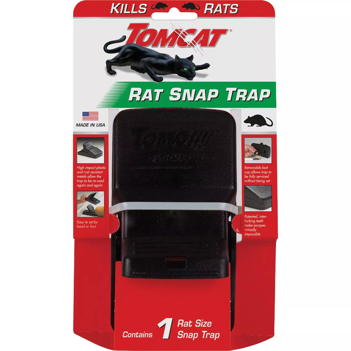 TOMCAT Rat Snap Mechanical Trap (1-Pack) - photo 2