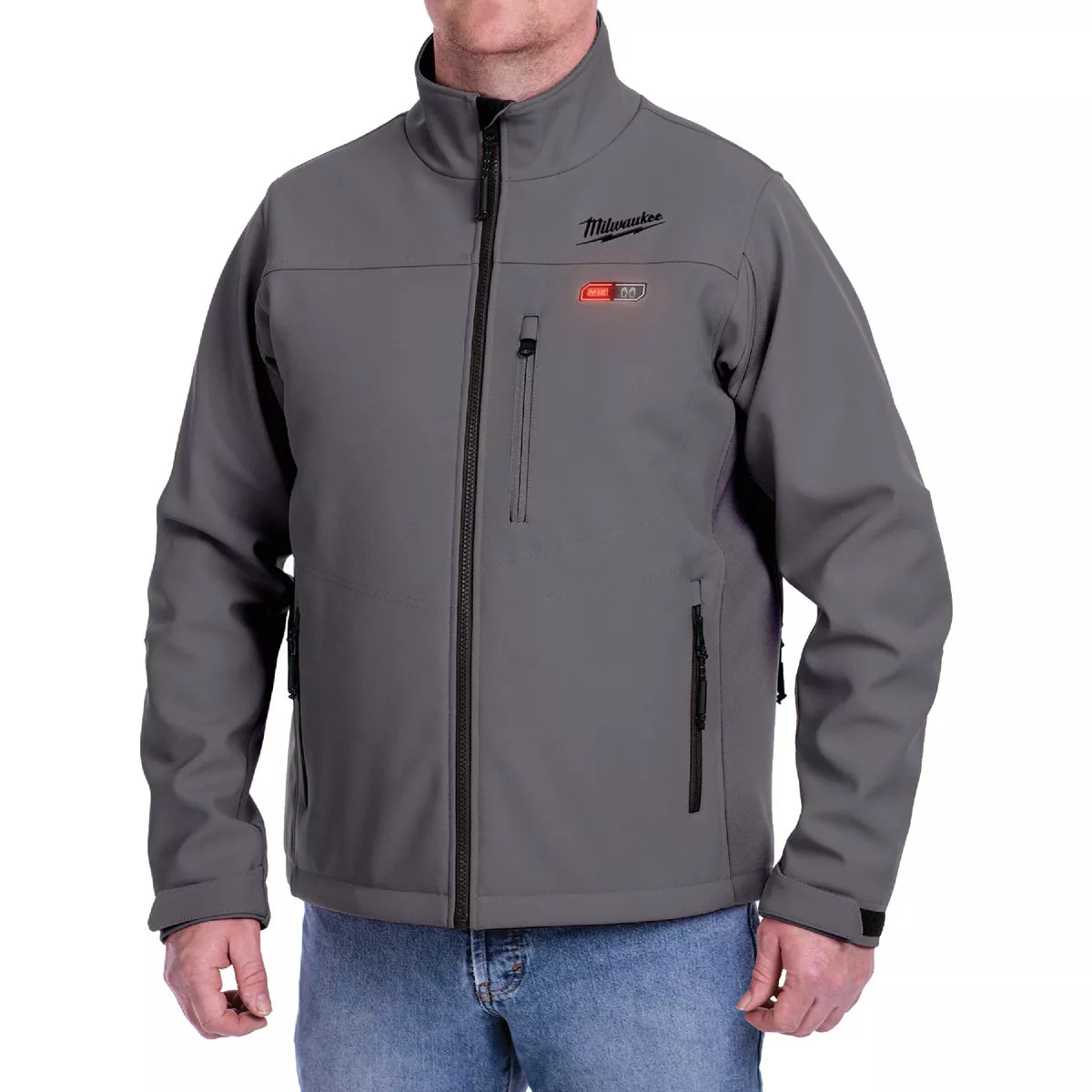 Milwaukee M12 TOUGHSHELL Men's Gray Cordless Heated Jacket Kit, XL - photo 2
