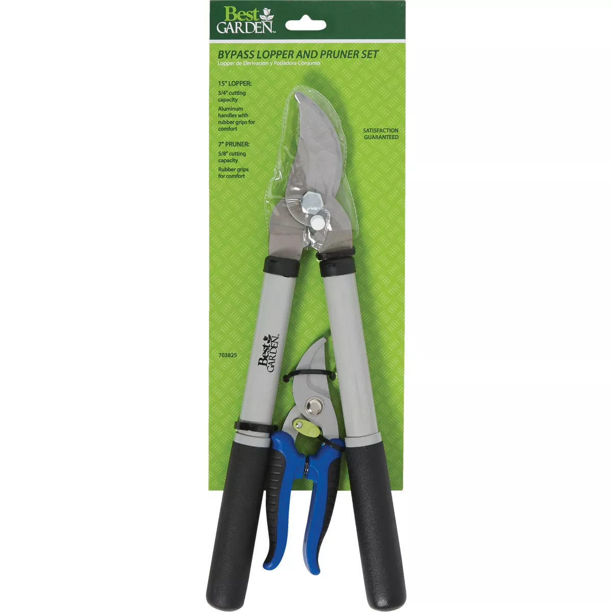 Best Garden 15 In. Bypass Lopper & 7 In. Bypass Pruner Combo - photo 2