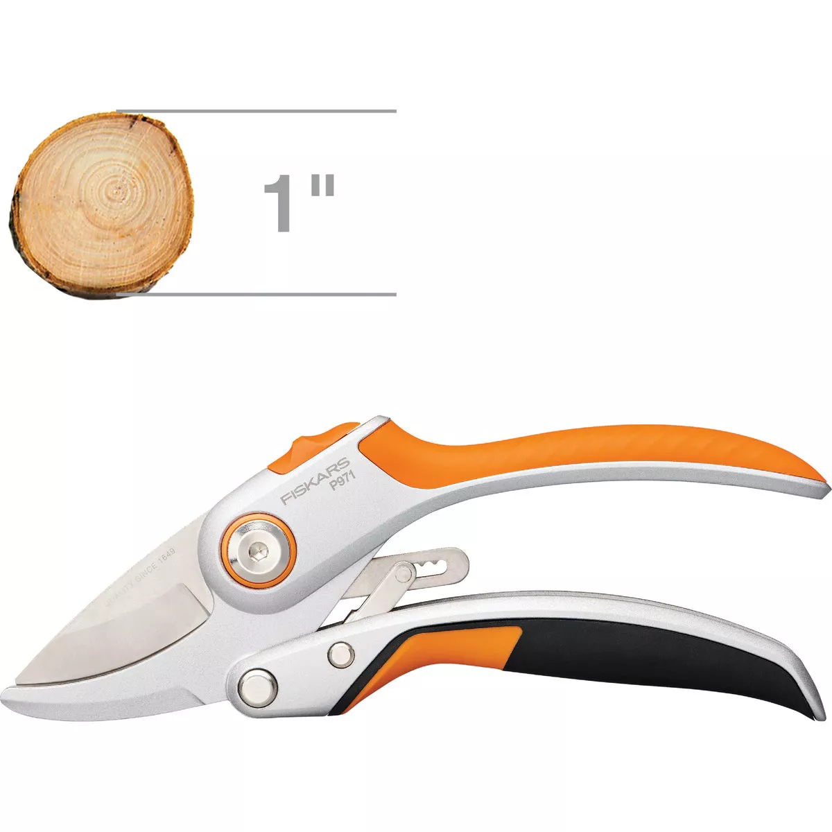 Fiskars 8 In. Ratchet Anvil Pruner - photo 2