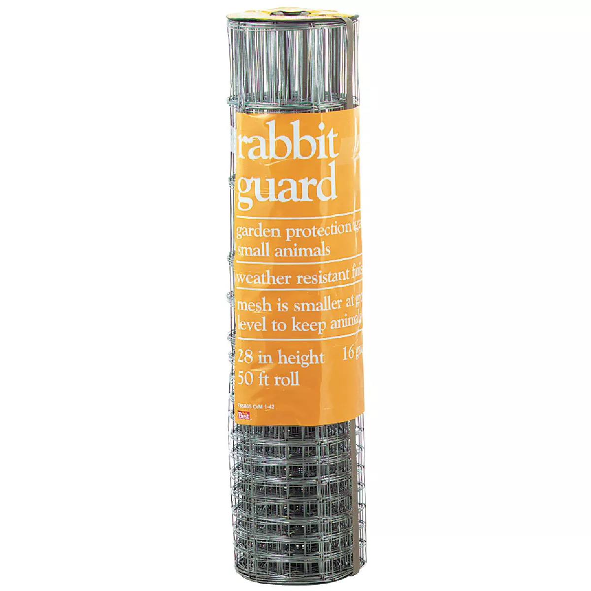 Rabbit Guard 40 In. H. x 50 Ft. L. Galvanized Wire Garden Fence, Silver - photo 2