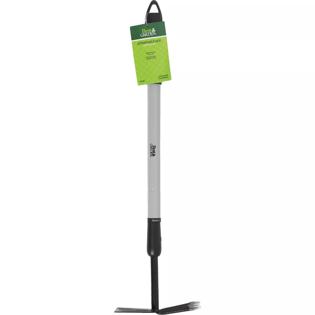 Best Garden 18 In. To 32 In. Extendable Steel Handle Hoe - photo 2