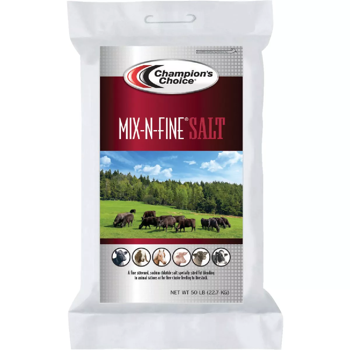 Champions Choice Mix-N-Fine 50 Lb. 100% Purity Salt