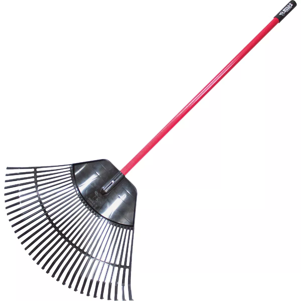 Bully Tools 30 In. Lawn / Leaf Rake with Fiberglass Handle