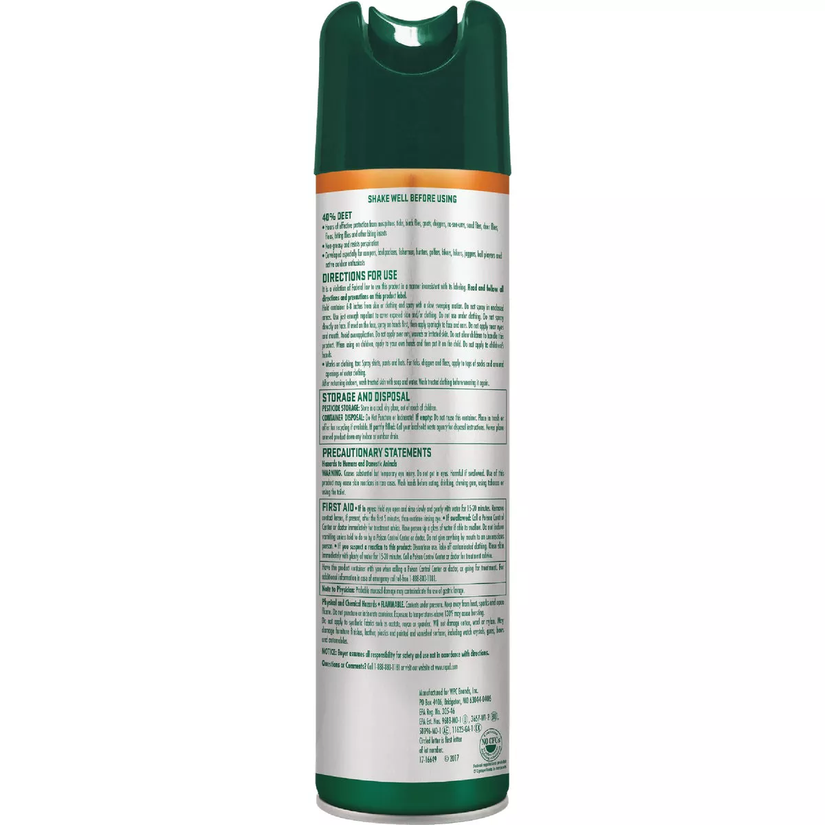 Repel Sportsmen Max 6.5 Oz. Insect Repellent Aerosol Spray - photo 2