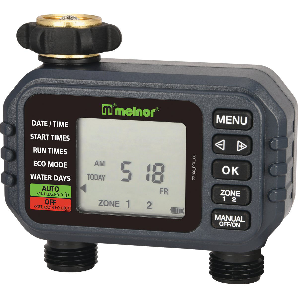Melnor Hydrologic Electronic 2Zone Day Specific Programmable Water