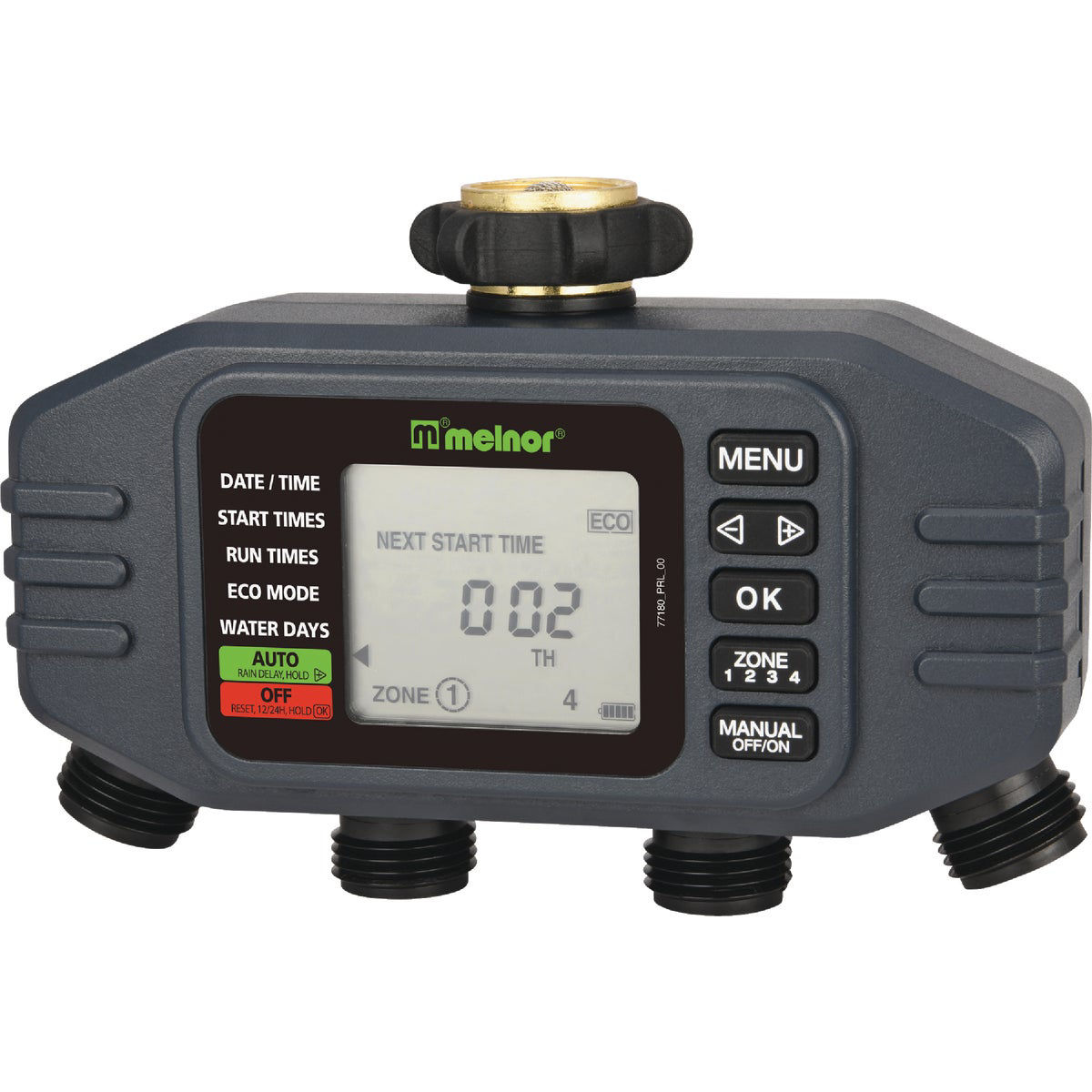 Melnor Hydrologic Electronic 4Zone Day Specific Programmable Water
