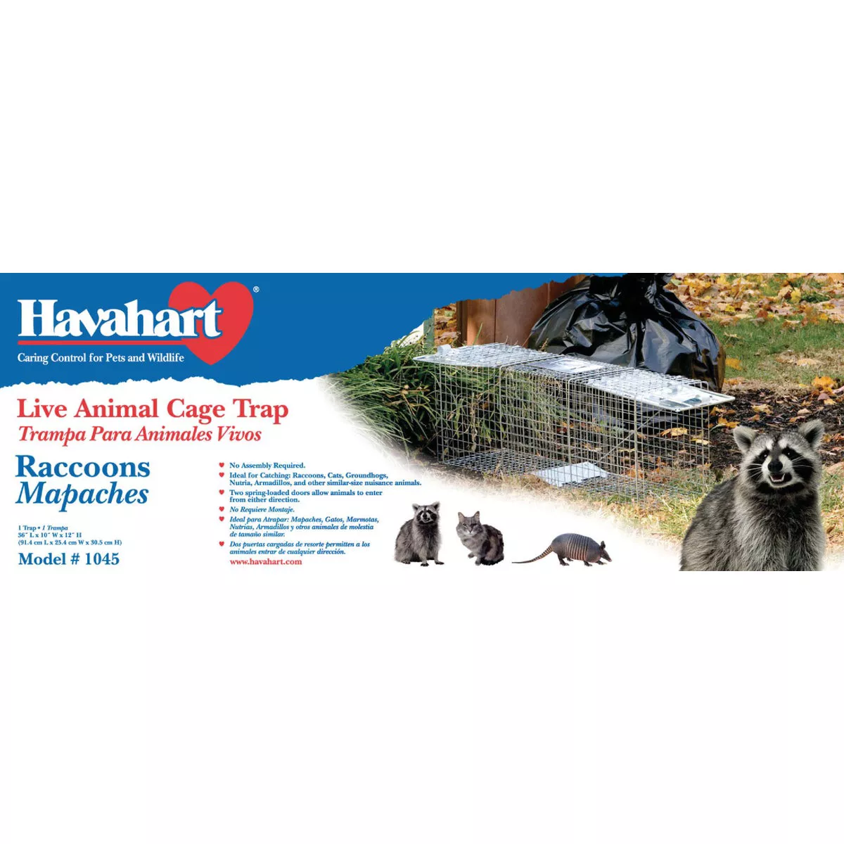 Havahart Galvanized Steel 36 In. 2-Door Large Animal Trap - photo 2