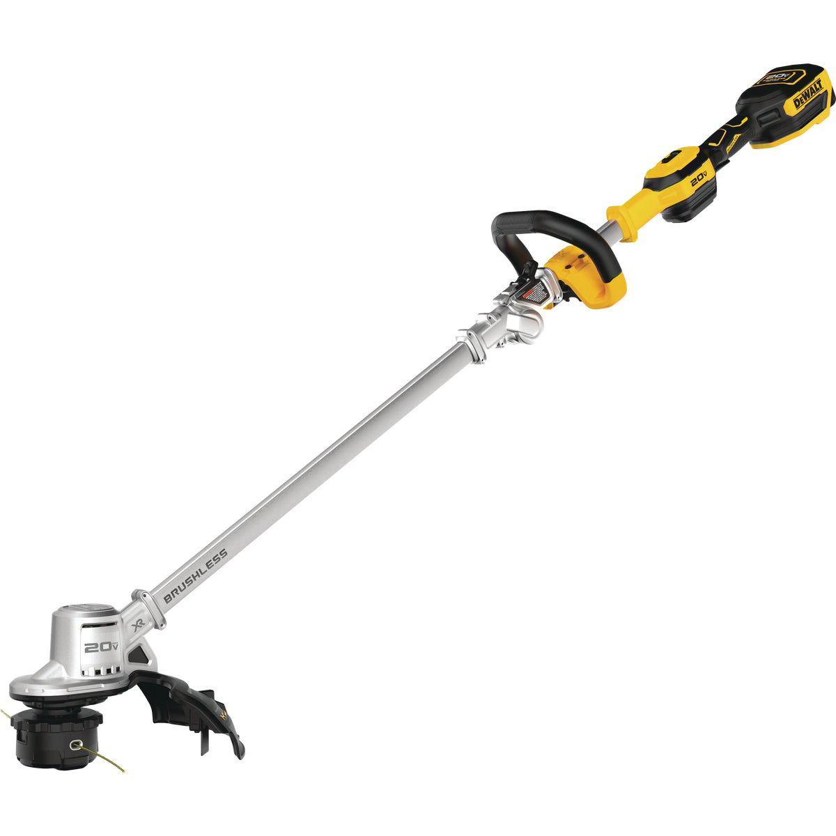 DEWALT 20V MAX Brushless Folding Cordless String Trimmer Kit with 5.0 Ah Battery & Charger Do
