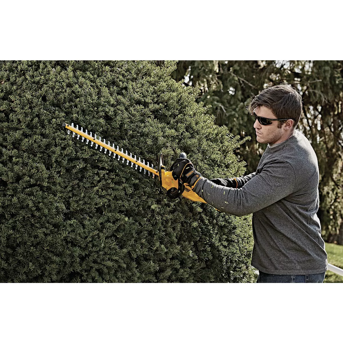 DEWALT 20V MAX Cordless Hedge Trimmer Kit with 5.0 Ah Battery & Charger - photo 4