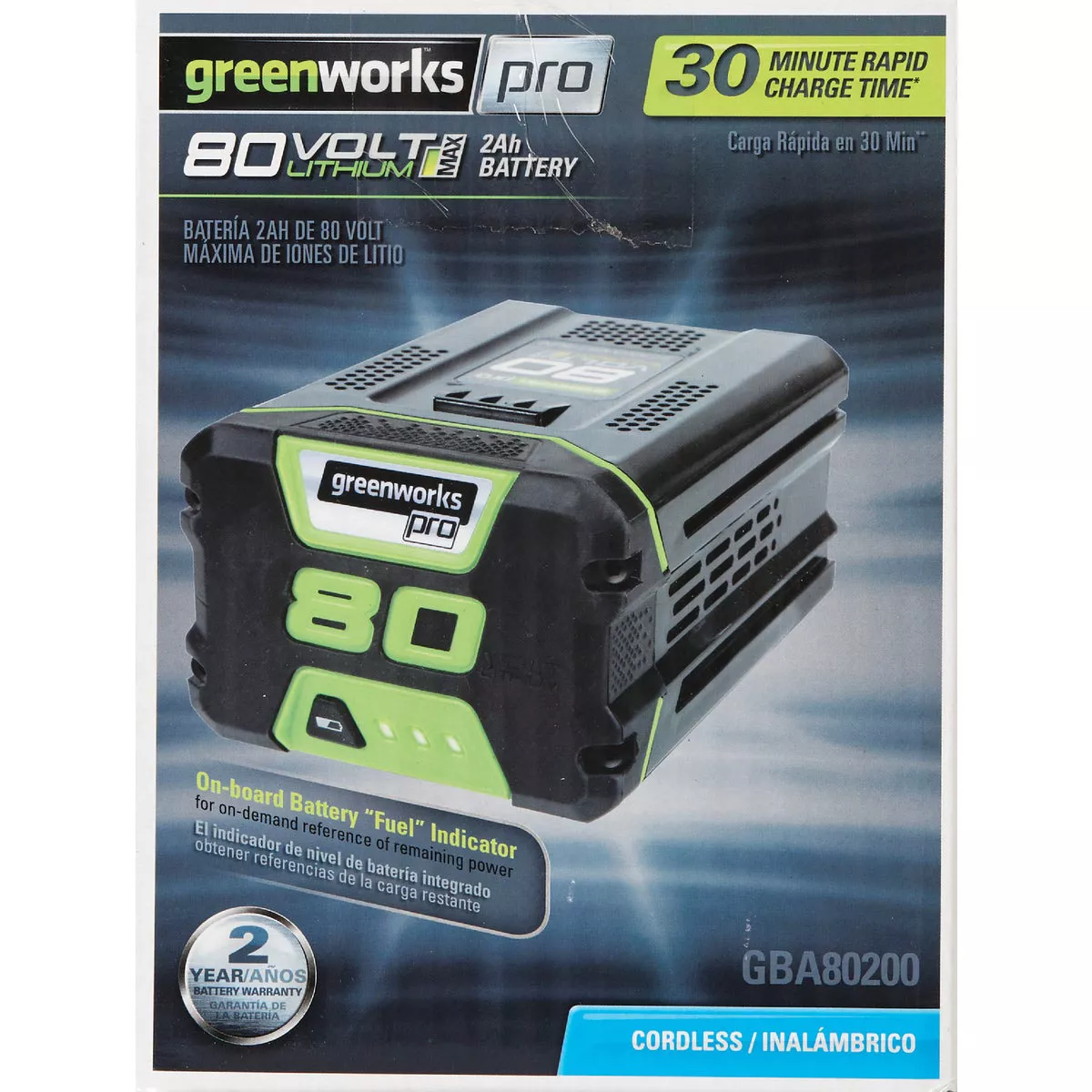 Greenworks 80V 2.0 Ah Tool Replacement Battery - photo 2